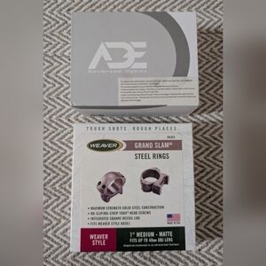 Weavers Grand Slam Steel Rings - Silver Electronic ADE Ultra Compact Optic